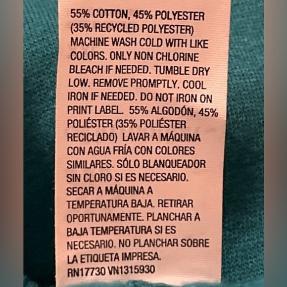 All In Motion Women’s Cotton Crewneck Crop Sweatshirt - Turquoise - Size Xxl - Picture 6 of 6